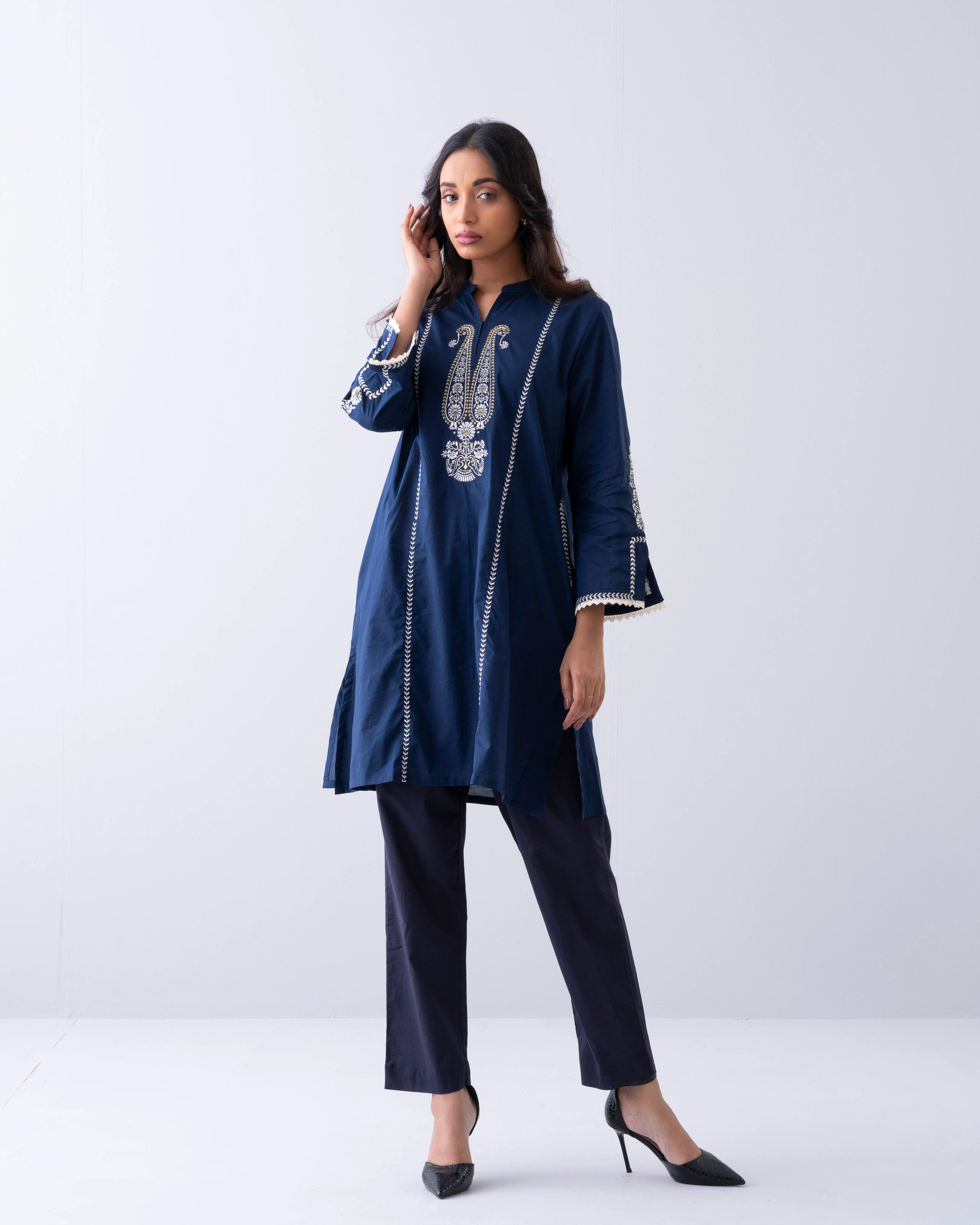 Smart Fit Embroidered Ethnic Kurti