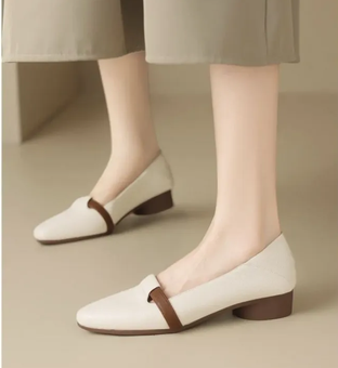 Women's Fashion Sweet Lightweight 2026 Spring Autumn Slip-on Flats, Casual PU Leather Office Loafers Ladies Shoes