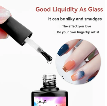 Clear Blooming Gel Nail Polish