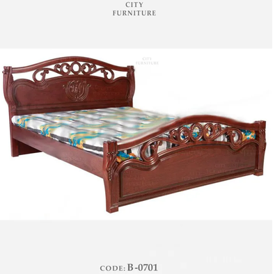 B-0701D (Canadian Double Bed 5/7feet) City Furniture
