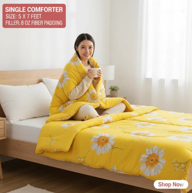 Bachelor Single Comforter 5/7 Feet.