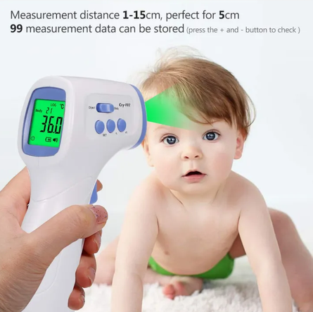 Infrared Digital Thermometer Temperature Gauge Object Non Contact Temperature Measurement Device 4 Setting Modes 99 Memories ℃ and ℉
